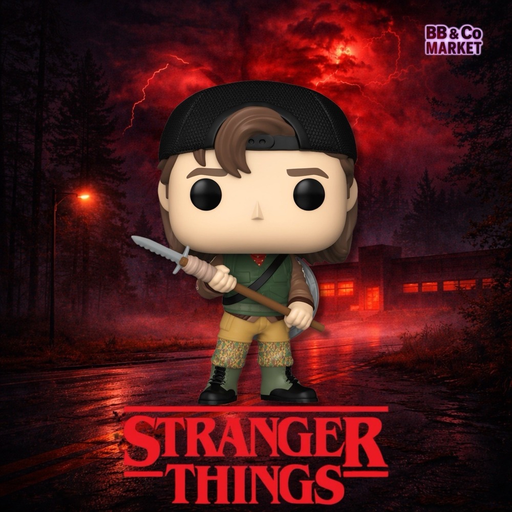 Steve Harrington #1888 | Stranger Things Netflix | Funko Pop | W Soft Protector